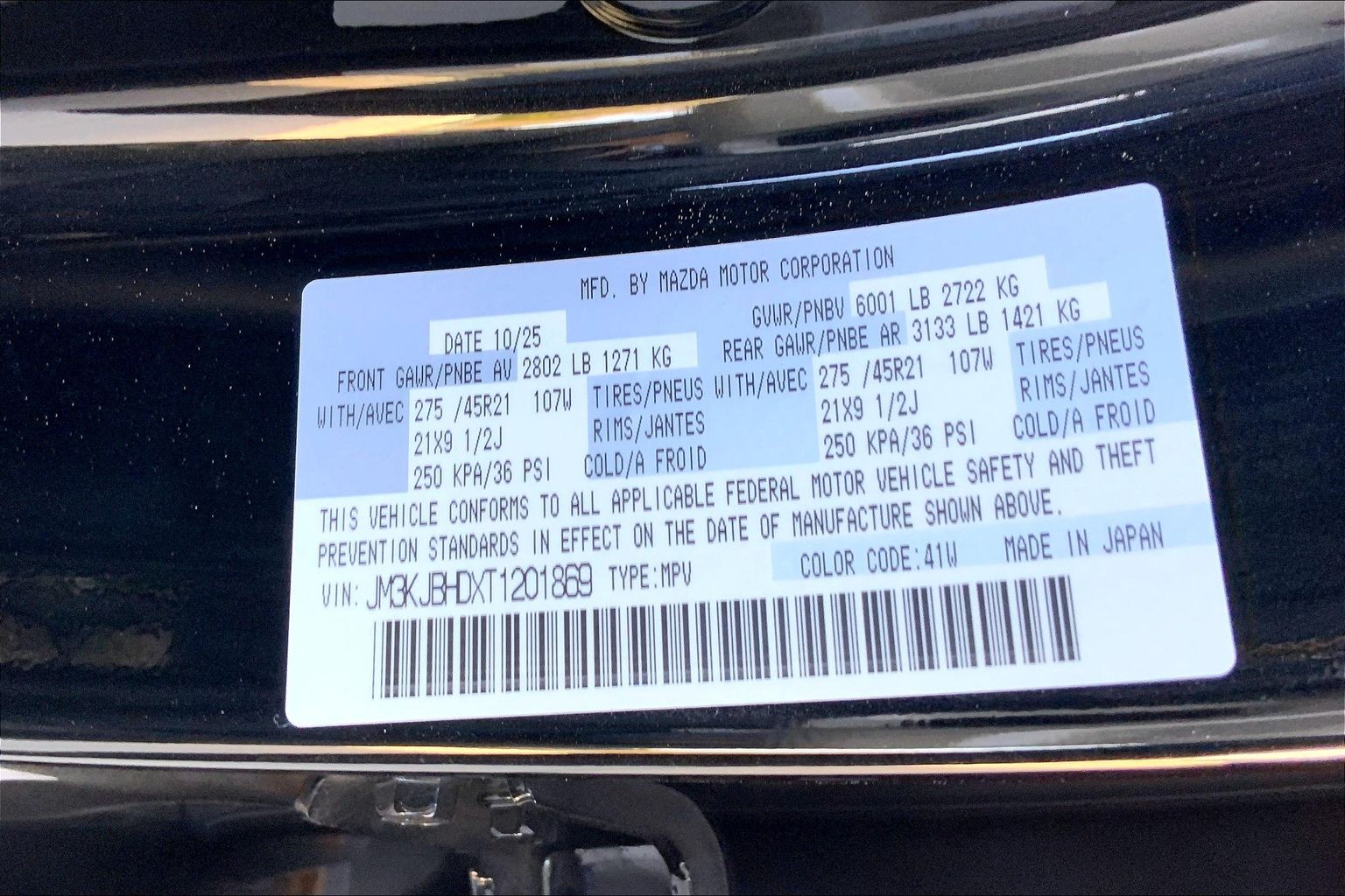 New 2026 Mazda CX-70 3.3 Turbo Preferred AWD SUV in Denton